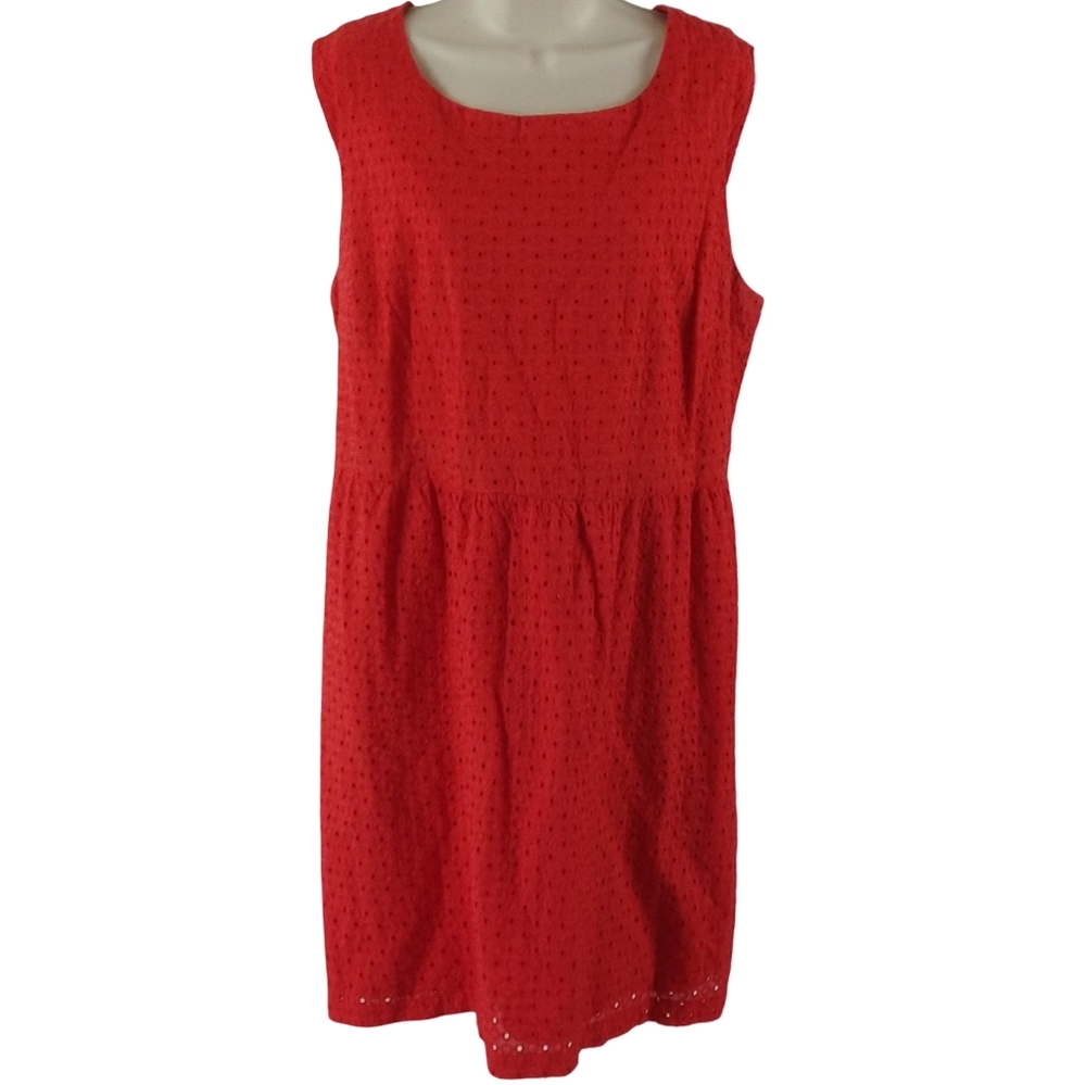 George Vibrant Red Midi Dress